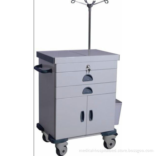 Doctor Use Medical Crash Carts With Epoxy Coated Steel Structure